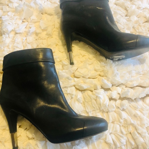 Chanel Black Ankle Booties Size 41 - Picture 3 of 7